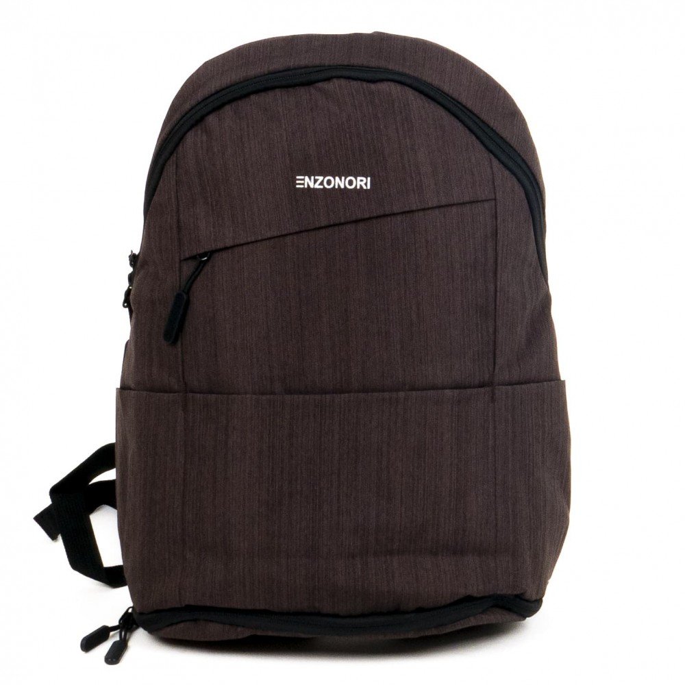 Ергономична раница с отделение за обувки раница за спорт цвят кафяв ENZO NORI модел FIT 